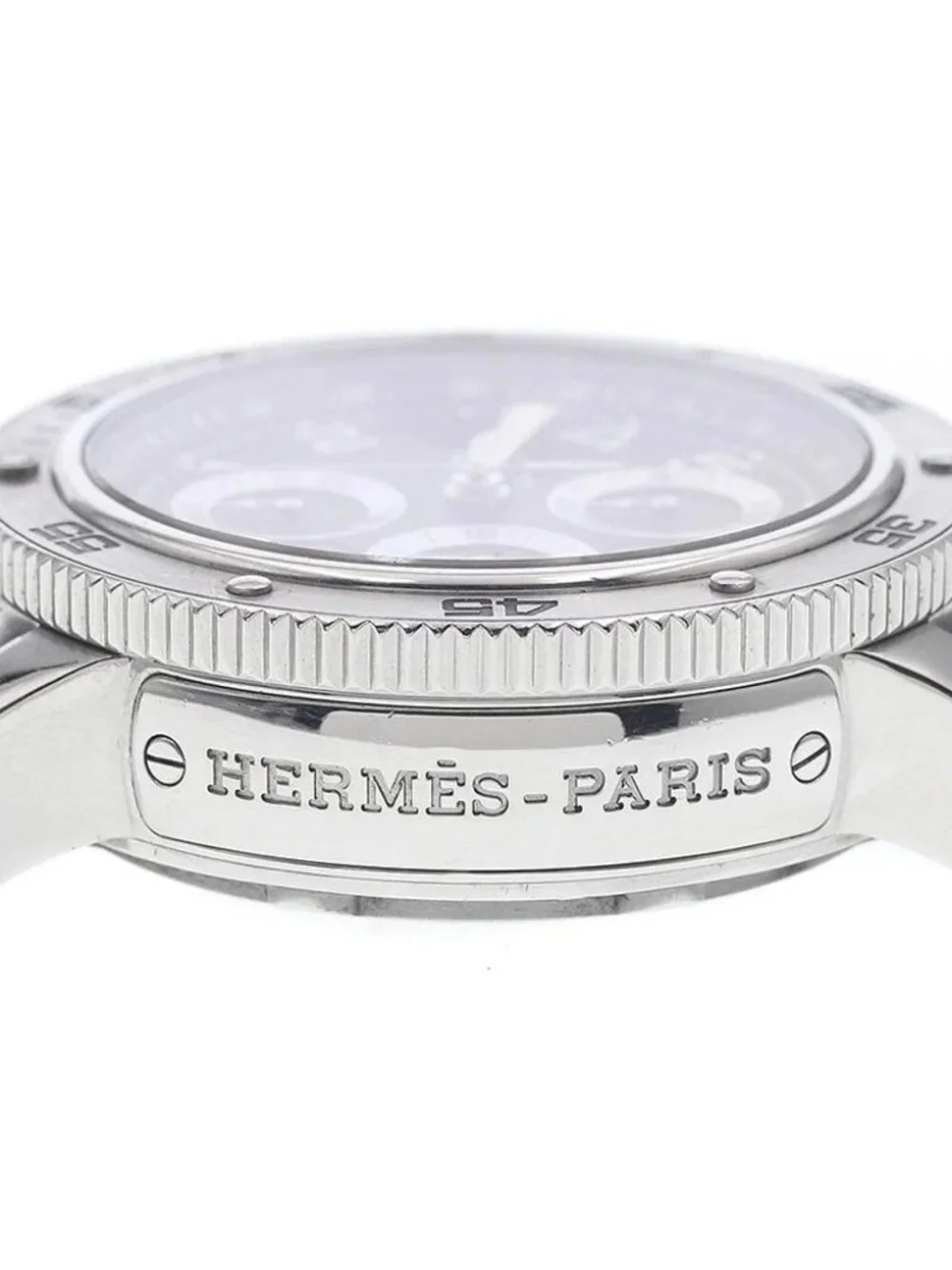 HERMES Clipper Diver Chrono CP2.910 Date black Dial Automatic Men's Watch_955456